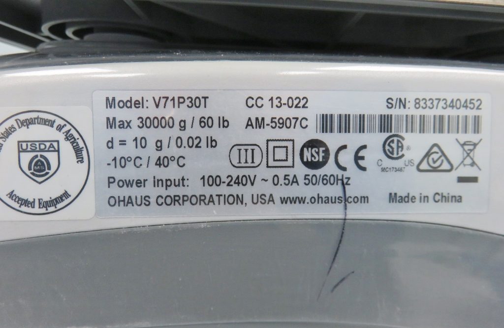 Ohaus Elite-7861A Floor Scales